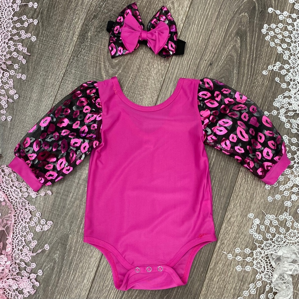 Boutique Girls Romper & Headband